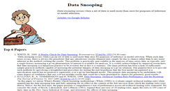 Desktop Screenshot of data-snooping.martinsewell.com