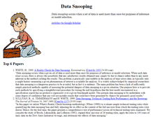 Tablet Screenshot of data-snooping.martinsewell.com