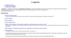 Desktop Screenshot of complexity.martinsewell.com