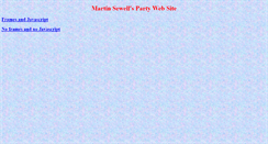 Desktop Screenshot of party.martinsewell.com