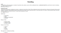 Desktop Screenshot of modelling.martinsewell.com